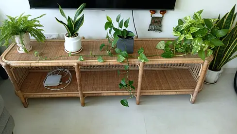 Tv console, low shelf for sale