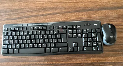 LOGITECH WIRELESS KEYBOARD WITH MOUSE. MOVING OUT SALE!