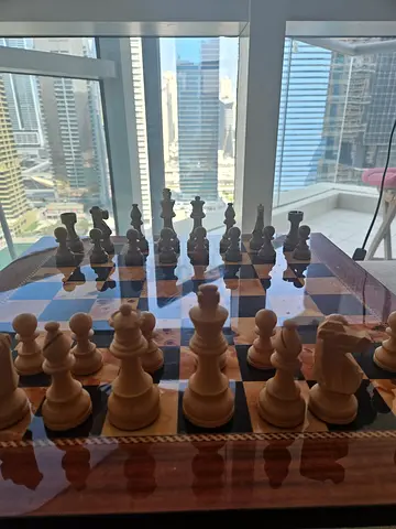 Dal Rossi Classic chessboard with pieces