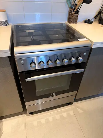 Electrolux Freestanding Gas Cooker with Oven — Stainless Steel (EKG613A1OX)