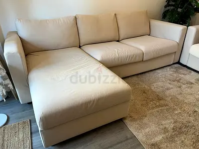 Ikea vimle L shape sofa bed with mattress