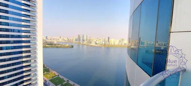 Sea View AC Free Luxury 2BR, 1 Parking gym pool 85k