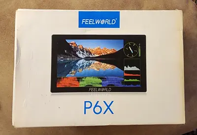 FEELWORLD P6X 5.5 inch 1000nit Aluminium Camera Field DSLR Monitor Touchscreen High Brightness Porta