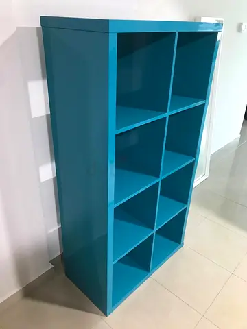 SHELVING UNIT HORIZONTAL OR VERTICAL blue color