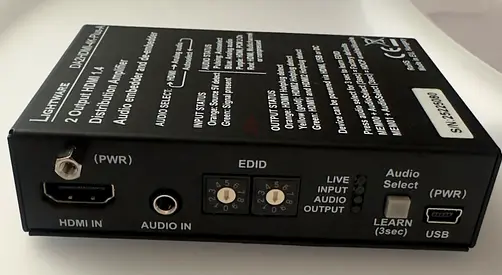 HDMI Audio Extractor with EDID Switches and USB Power (Good Working Condition)