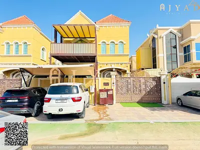 للبيع: فيلا سكنية وتجارية في المويهات 3 عجمان، قريبة من شارع الشيخ عمار ومقابل مسجد، 5 غرف نوم، صالة ومجلس، غرفة خادمة، حديقة أطفال، أرض 3100 قدم