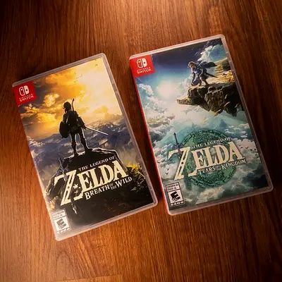 The Legend of Zelda: Breath of the Wild + Tears of the Kingdom (Nintendo Switch) - 2 Games