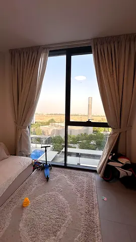 Beige Blackout Curtains - Full-Length Pair (Excellent Condition)