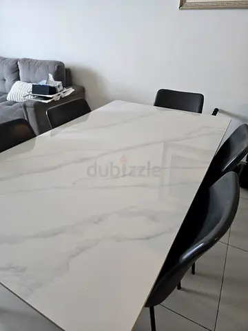 Modern 6 Seater Dining Table Set