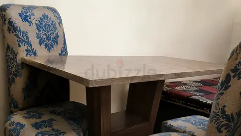 Wooden Dining Table With 2 Chair