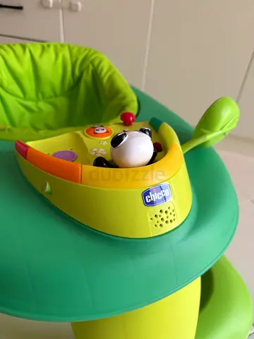 Chicco infant floor seat with toy activity tray - green heavy and very safe has 2 levels heights