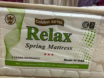 Golden Series Relax Spring Mattress - Made in UAE, Good Condition