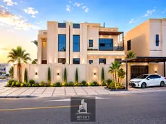 Modern 4-bedroom villa for sale, freehold, Dubai villa design, directly on Street 311, with monthly 