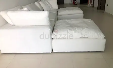 Selling marina home cloud sofa with footstools