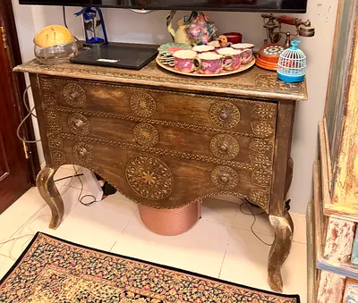The one antique cabinet