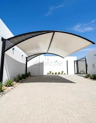 Luxury car for luxury car parking shade for every house outside