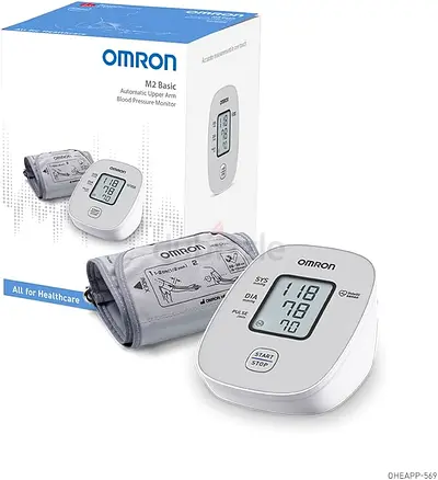 Omron M2 Basic Automatic Upper Arm Blood Pressure Monitor - New in Box