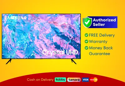Samsung 75 inch TV Smart - 4K - Brand New |Warranty | FREE Delivery | AD4444