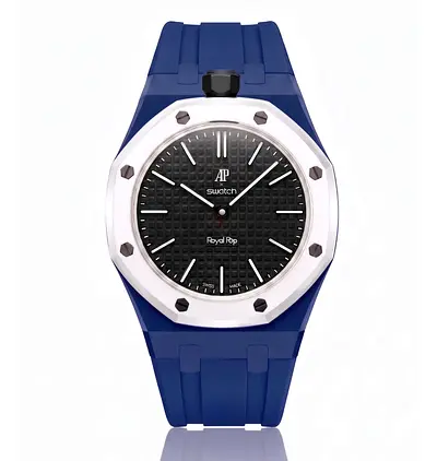 Original Wrist buddy’s Rubber Strap  Case For APxSwatch Royal Pop (available now) (strap/case only)