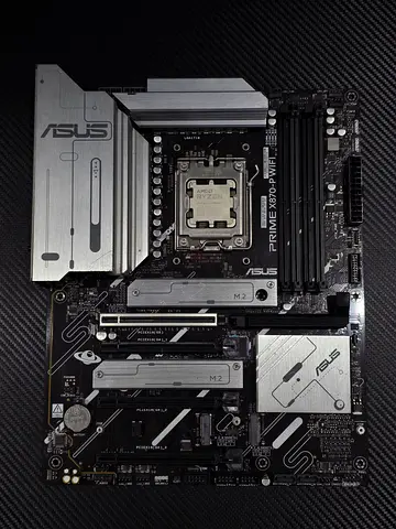 RYZEN 7 7800X3D CPU ASUS PRIME X870-P WIFI MOTHERBOARD