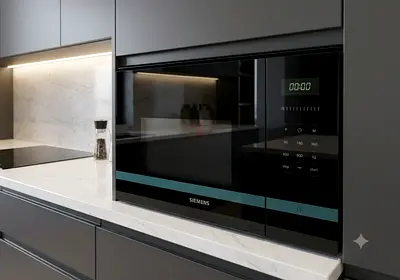 Brand New Siemens Built-In Microwave 60cm – Black Finish | Touchscreen | Premium German Quality