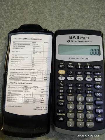 Texas Instruments BA II Plus Financial Calculator