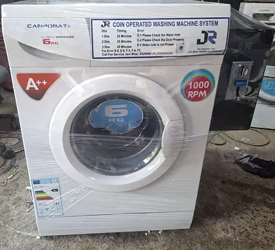 Campomatic 6kg Front Load Washing Machine with Coin Operated System