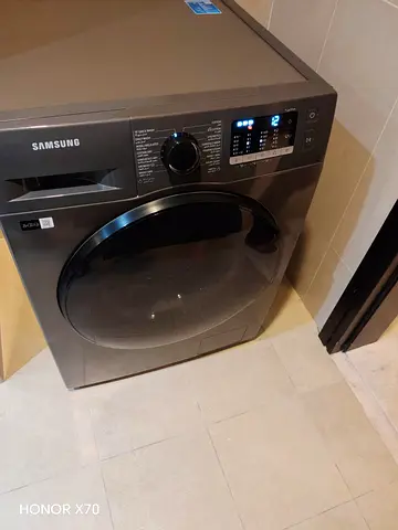 Samsung Front Load Washer Dryer Combo - Grey, Good Condition 8/6.