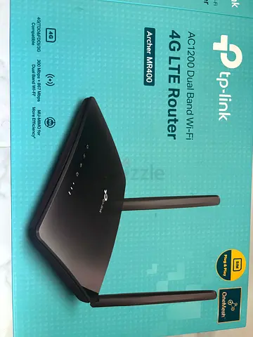 TP-Link Archer MR400 AC1200 4G LTE Router works with sim card