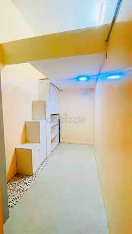 Partition room for couples with loft bed and all accessories