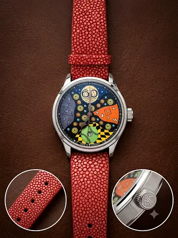 Alexander Shorokhoff men’s watch / Crazy Balls Black model, limited edition 1 of 30 / Mint condition
