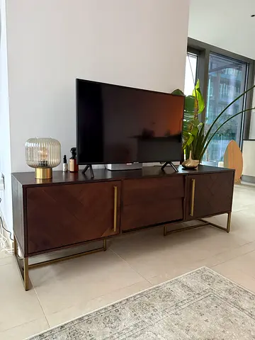 Wood low sideboard