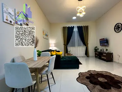 غرفه وصاله مفروش vip الحميديه مقابل محكمه عجمان موقع مميز جدا *اثاث vip *