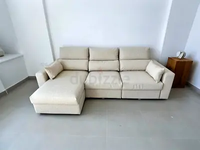 IKEA Eskilstuna L Shape Sofa bed Beige