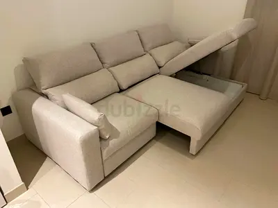 ikea Eskilstuna L shape sofa bed with storage