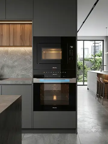 Miele Latest Model 7th Series Built-In 60cm Oven Microwave Set for Sale