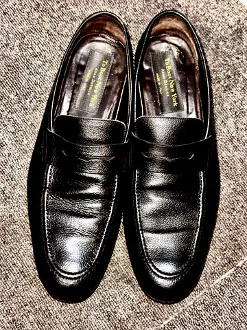 Original To Boot New York Leather Loafers - Made in Italy (Size US 11)