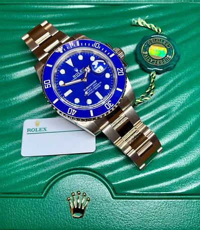 ROLEX Submariner date LB blue WATCH