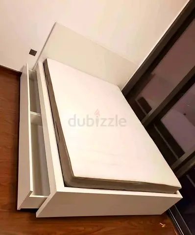 Ikea Queen size bed with mattress available in perfect condition