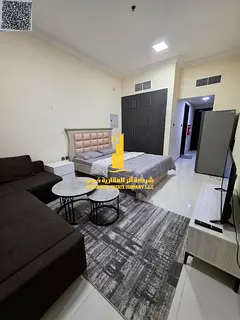 🏡 Golden Opportunity! Luxurious, fully furnished studio apartment for monthly rent in Al Muwaihat