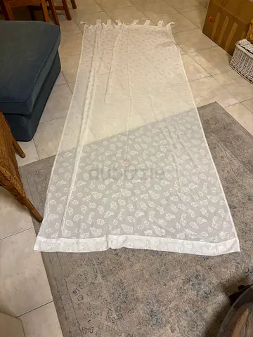 Curtains white long