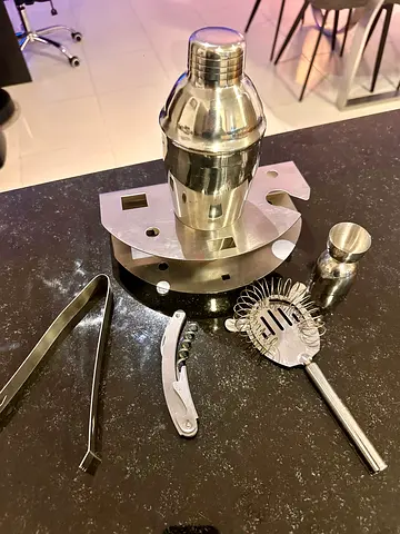 Stainless Steel Cocktail Shaker Set with Accessories