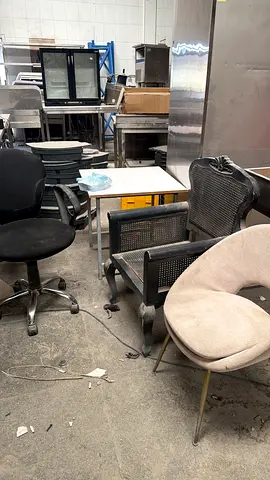 Office furniture for scrap