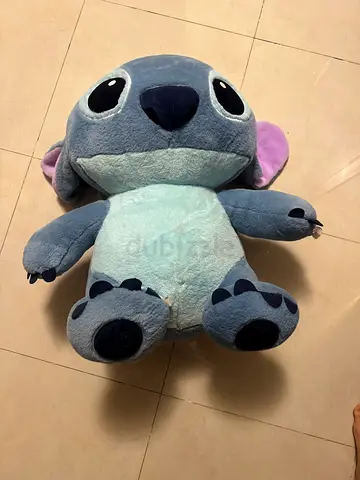 Pair of soft grey plush hippo toys - good condition