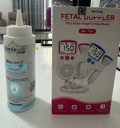 Fetal Doppler with free ultrasound gel