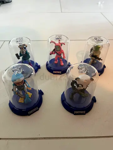 Set of 5 Fortnite Dome Figures — Small Collectible Toys