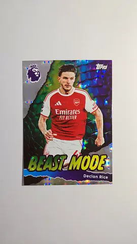 Premier League Beast Mode Declan Rice football card
