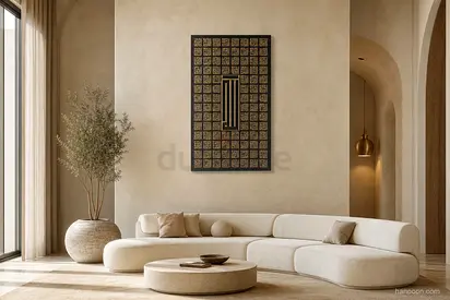 99 Names of Allah Metal Wall Art - Handmade in UAE