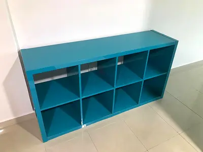 SHELVING UNIT BLUE HORIZONTAL OR VERTICAL