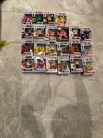 Large Collection of Funko Pop Figures
